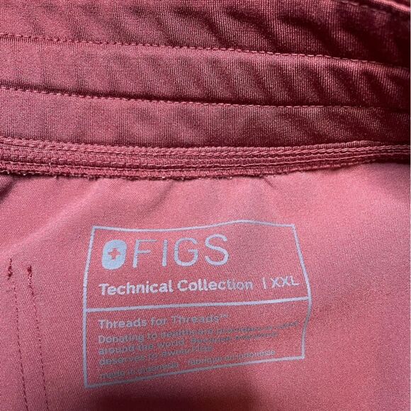 FIGS Dark Cherry Zamora Jogger Size XXL - Picture 10 of 10